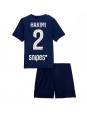 Billige Paris Saint-Germain Achraf Hakimi #2 Hjemmedraktsett Barn 2025-26 Kortermet (+ Korte bukser)